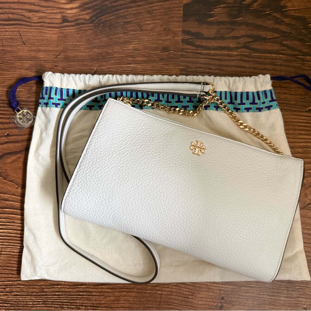 Tory Burch Carter Pebbled Leather Crossbody